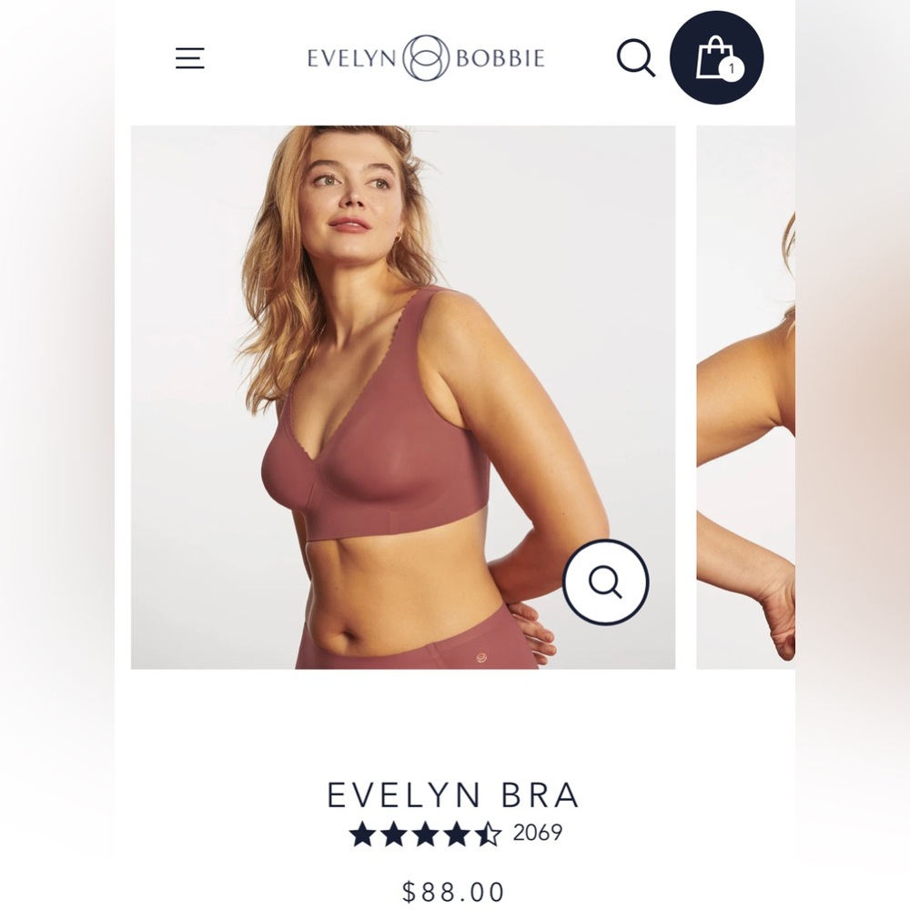 Evelyn & Bobbie The Evelyn Bra Dusk Size Small